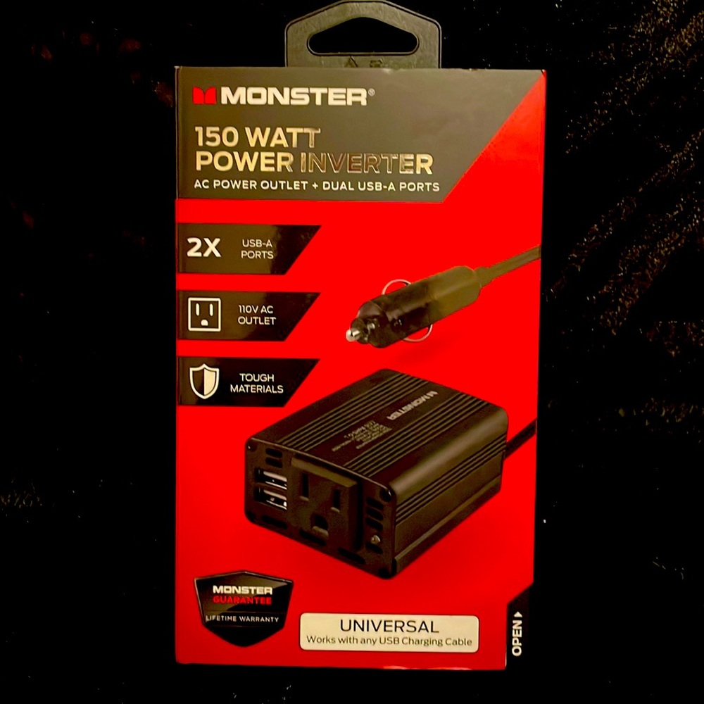 Monster brand page
150 W Power Inverter